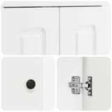 vidaXL Bathroom Cabinet Set White 61 x 40 x 84.5 cm Engineered Wood