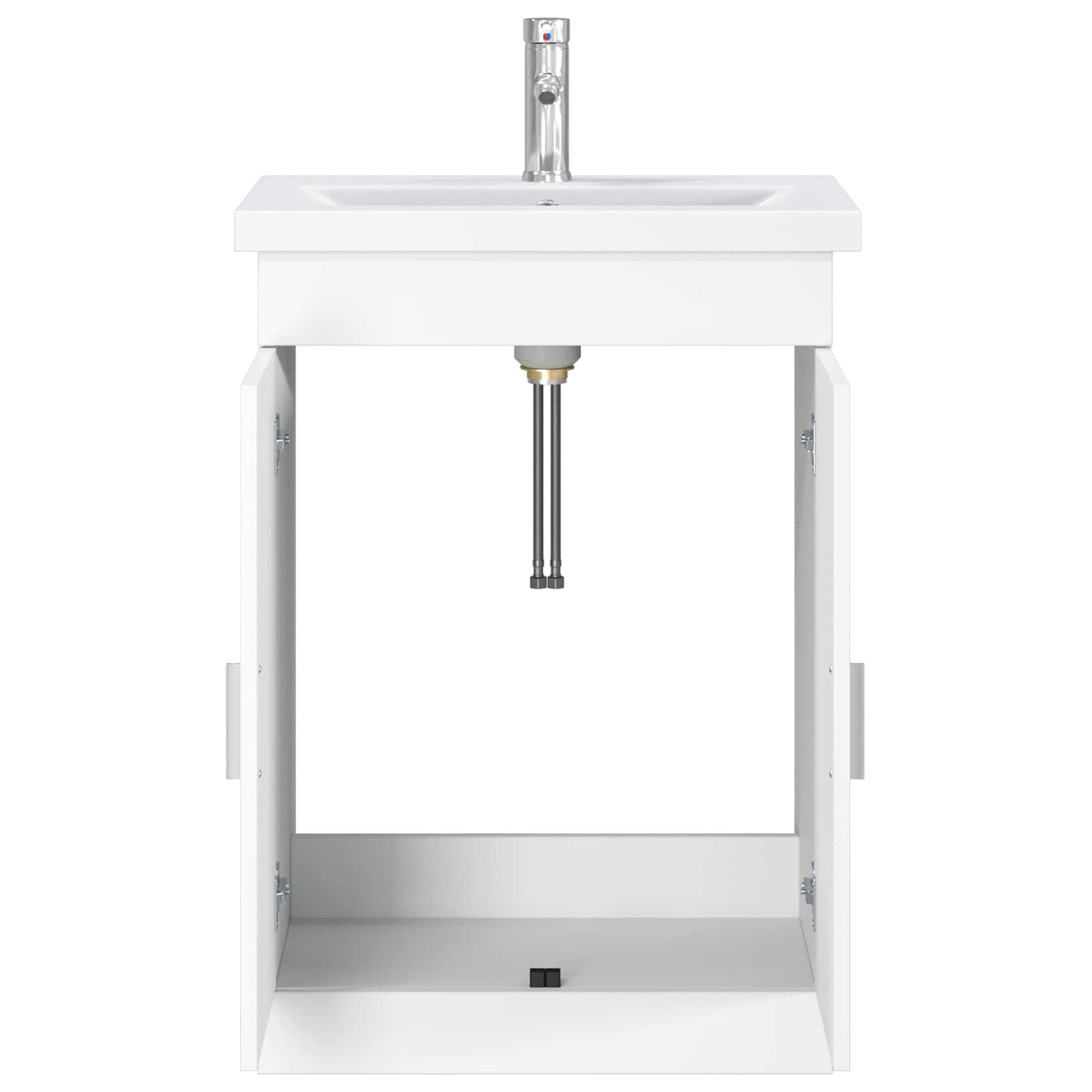 vidaXL Bathroom Cabinet Set White 61 x 40 x 84.5 cm Engineered Wood