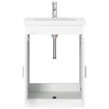 vidaXL Bathroom Cabinet Set White 61 x 40 x 84.5 cm Engineered Wood