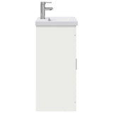 vidaXL Bathroom Cabinet Set White 61 x 40 x 84.5 cm Engineered Wood