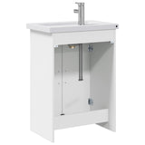 vidaXL Bathroom Cabinet Set White 61 x 40 x 84.5 cm Engineered Wood