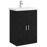 vidaXL Bathroom Cabinet Set White 61 x 40 x 84.5 cm Engineered Wood