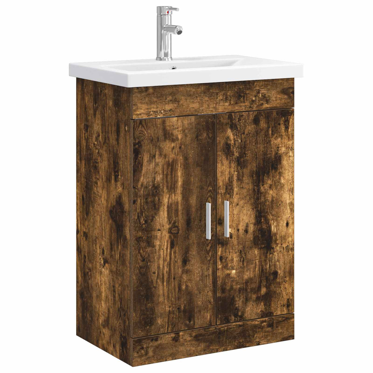 vidaXL Bathroom Cabinet Set White 61 x 40 x 84.5 cm Engineered Wood