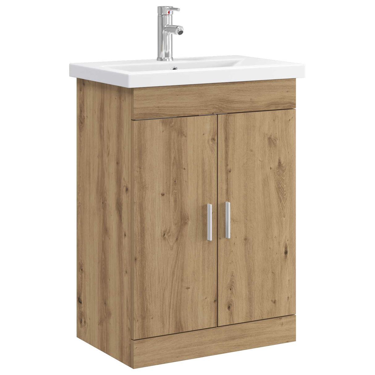 vidaXL Bathroom Cabinet Set White 61 x 40 x 84.5 cm Engineered Wood