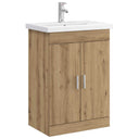 vidaXL Bathroom Cabinet Set White 61 x 40 x 84.5 cm Engineered Wood