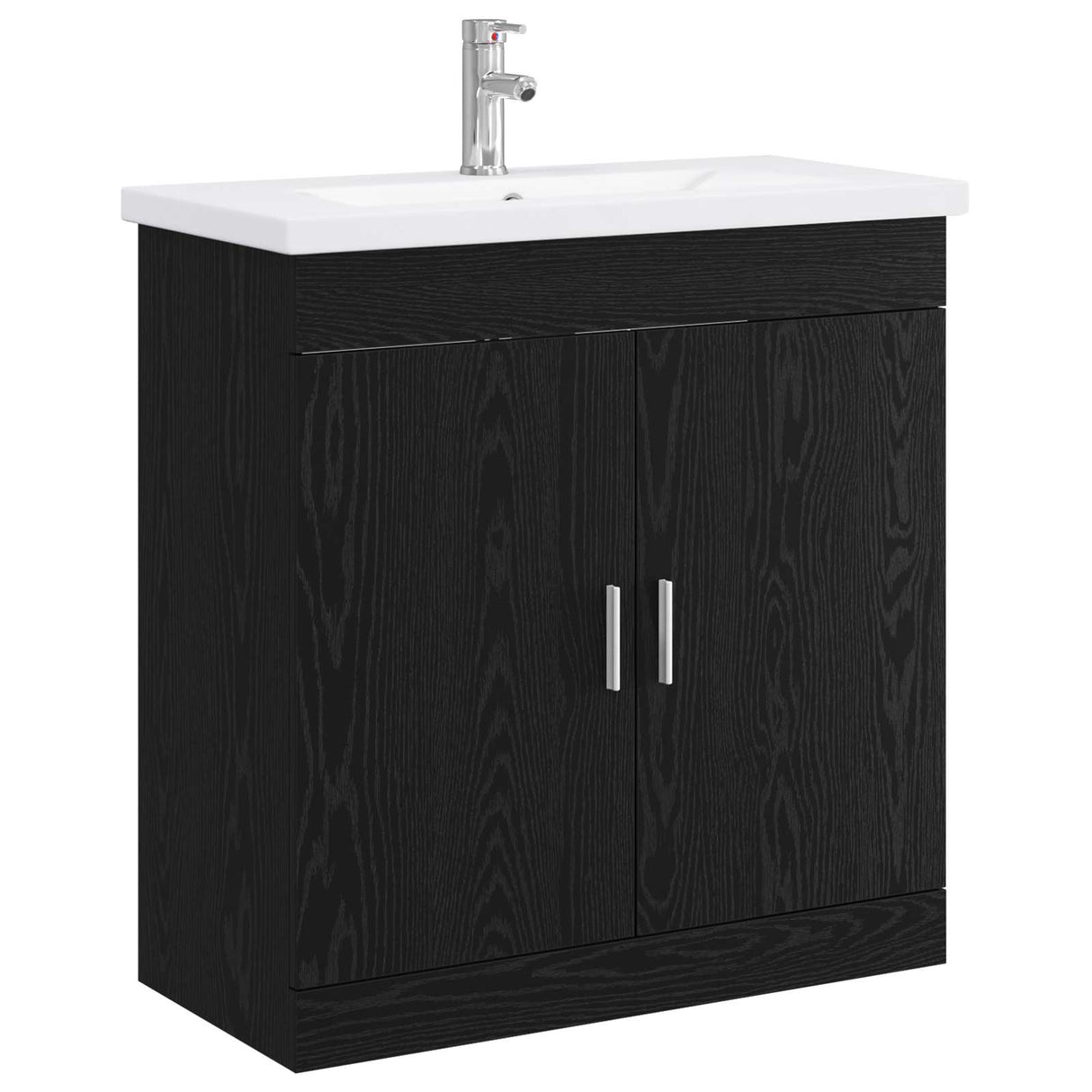 vidaXL Bathroom Cabinet Set White 61 x 40 x 84.5 cm Engineered Wood