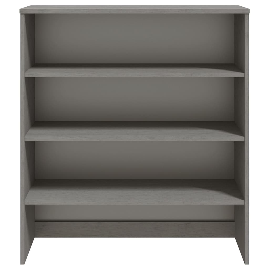 vidaXL Opzetkast HAMAR 90x30x100 cm massief grenenhout wit