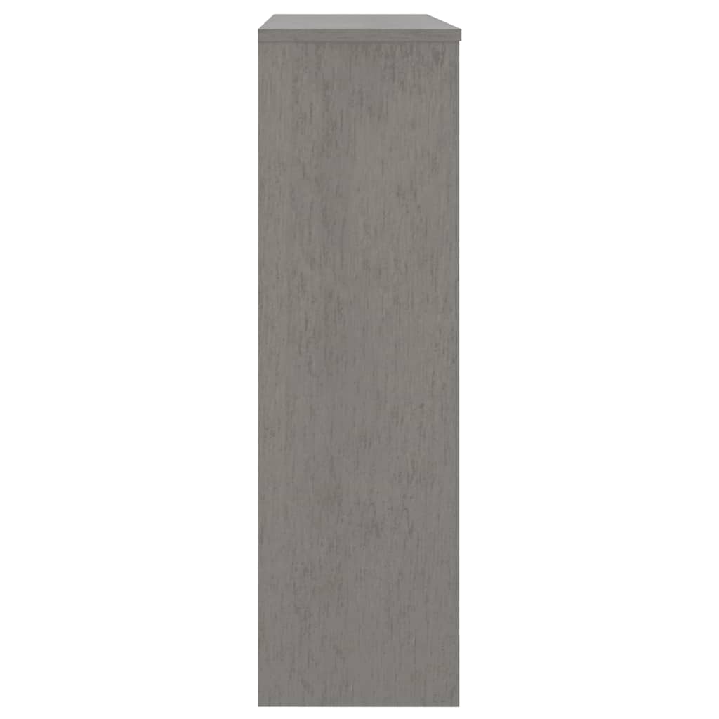 vidaXL Opzetkast HAMAR 90x30x100 cm massief grenenhout wit