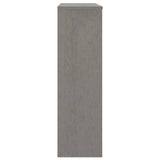 vidaXL Opzetkast HAMAR 90x30x100 cm massief grenenhout wit
