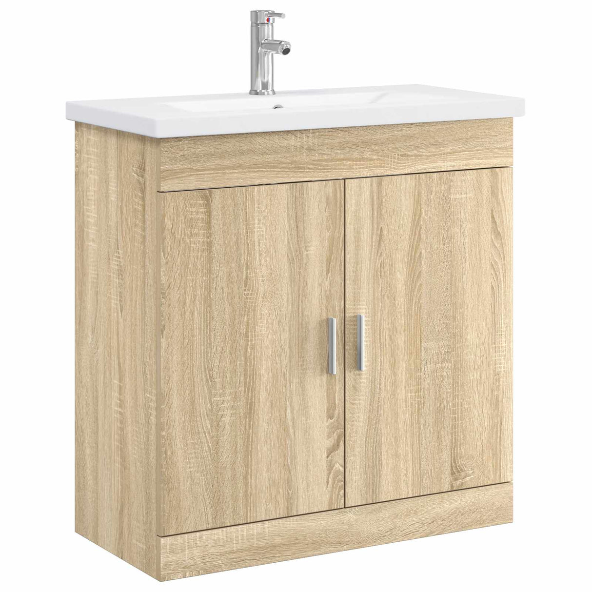vidaXL Bathroom Cabinet Set White 61 x 40 x 84.5 cm Engineered Wood