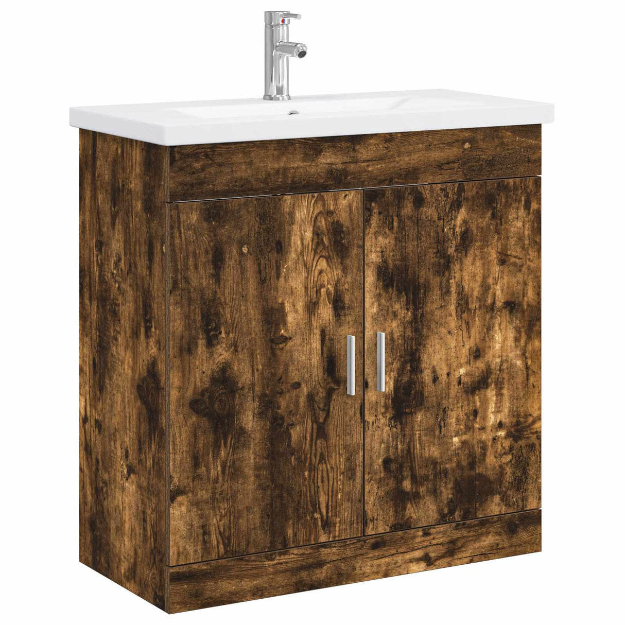 vidaXL Bathroom Cabinet Set White 61 x 40 x 84.5 cm Engineered Wood