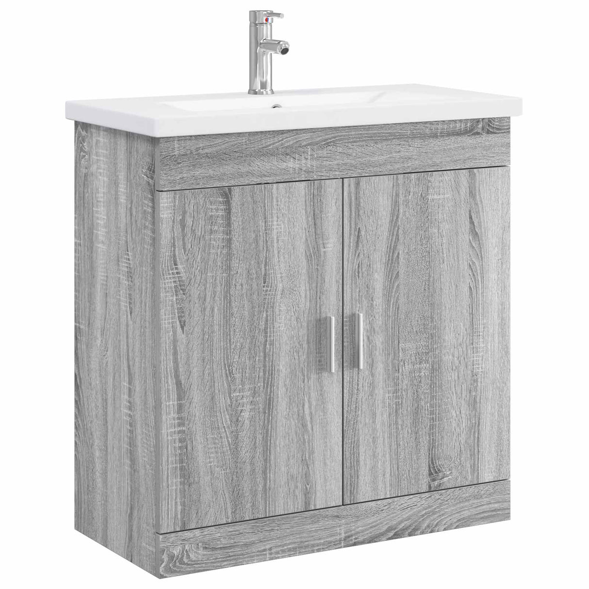 vidaXL Bathroom Cabinet Set White 61 x 40 x 84.5 cm Engineered Wood