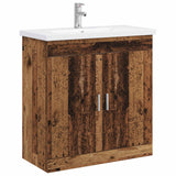 vidaXL Bathroom Cabinet Set White 61 x 40 x 84.5 cm Engineered Wood
