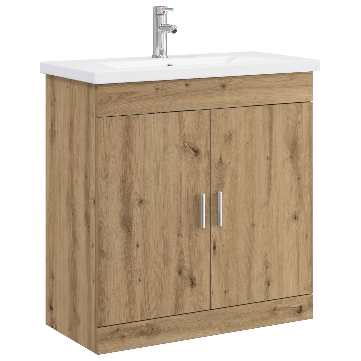 vidaXL Bathroom Cabinet Set White 61 x 40 x 84.5 cm Engineered Wood