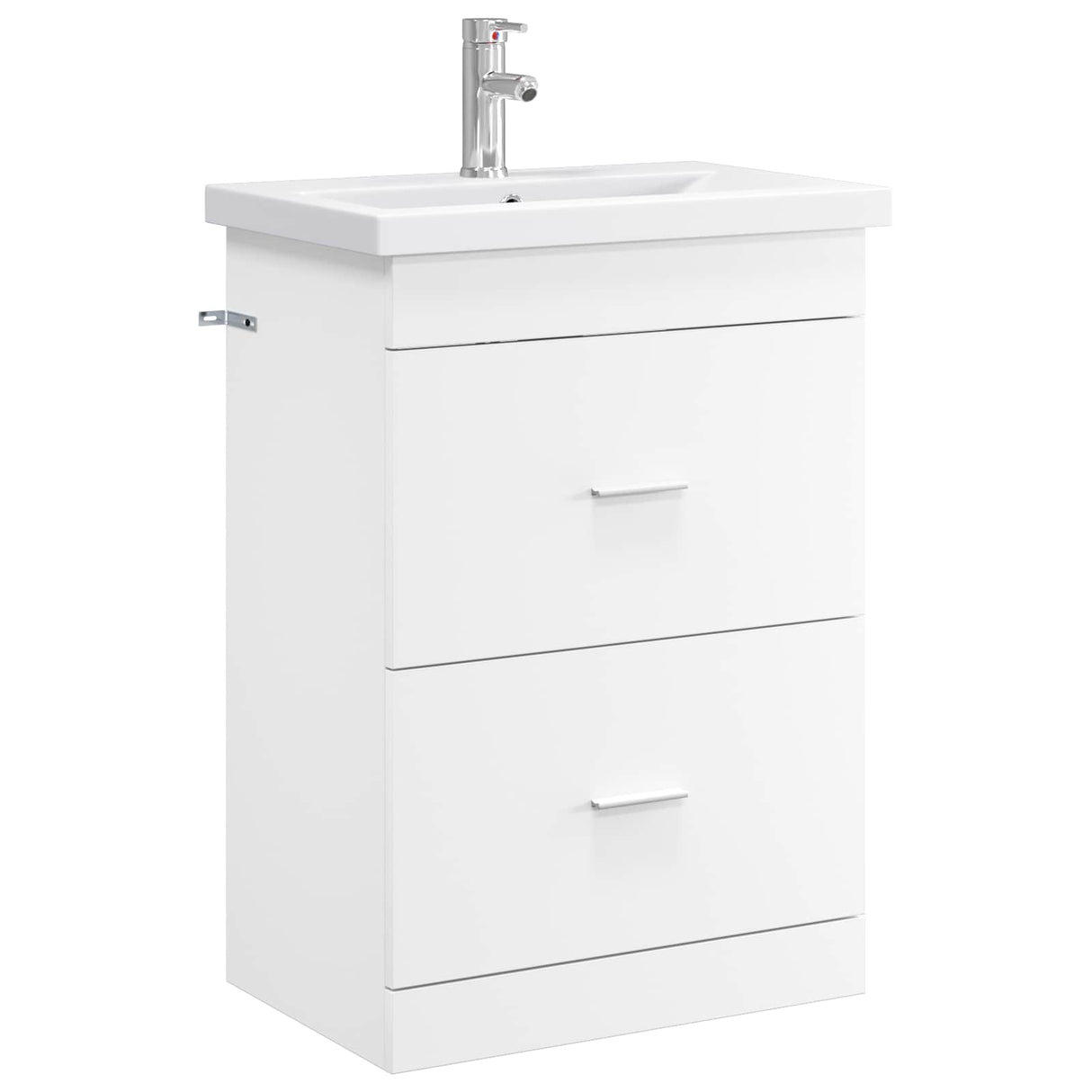 vidaXL Badkamermeubel Set Wit 61 x 40 x 84,5 cm Bewerkt hout