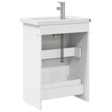 vidaXL Badkamermeubel Set Wit 61 x 40 x 84,5 cm Bewerkt hout