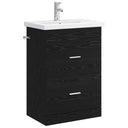 vidaXL Badkamermeubel Set Wit 61 x 40 x 84,5 cm Bewerkt hout