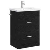 vidaXL Badkamermeubel Set Wit 61 x 40 x 84,5 cm Bewerkt hout
