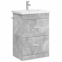 vidaXL Badkamermeubel Set Wit 61 x 40 x 84,5 cm Bewerkt hout