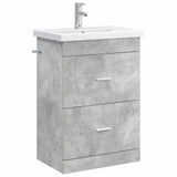 vidaXL Badkamermeubel Set Wit 61 x 40 x 84,5 cm Bewerkt hout