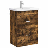 vidaXL Badkamermeubel Set Wit 61 x 40 x 84,5 cm Bewerkt hout