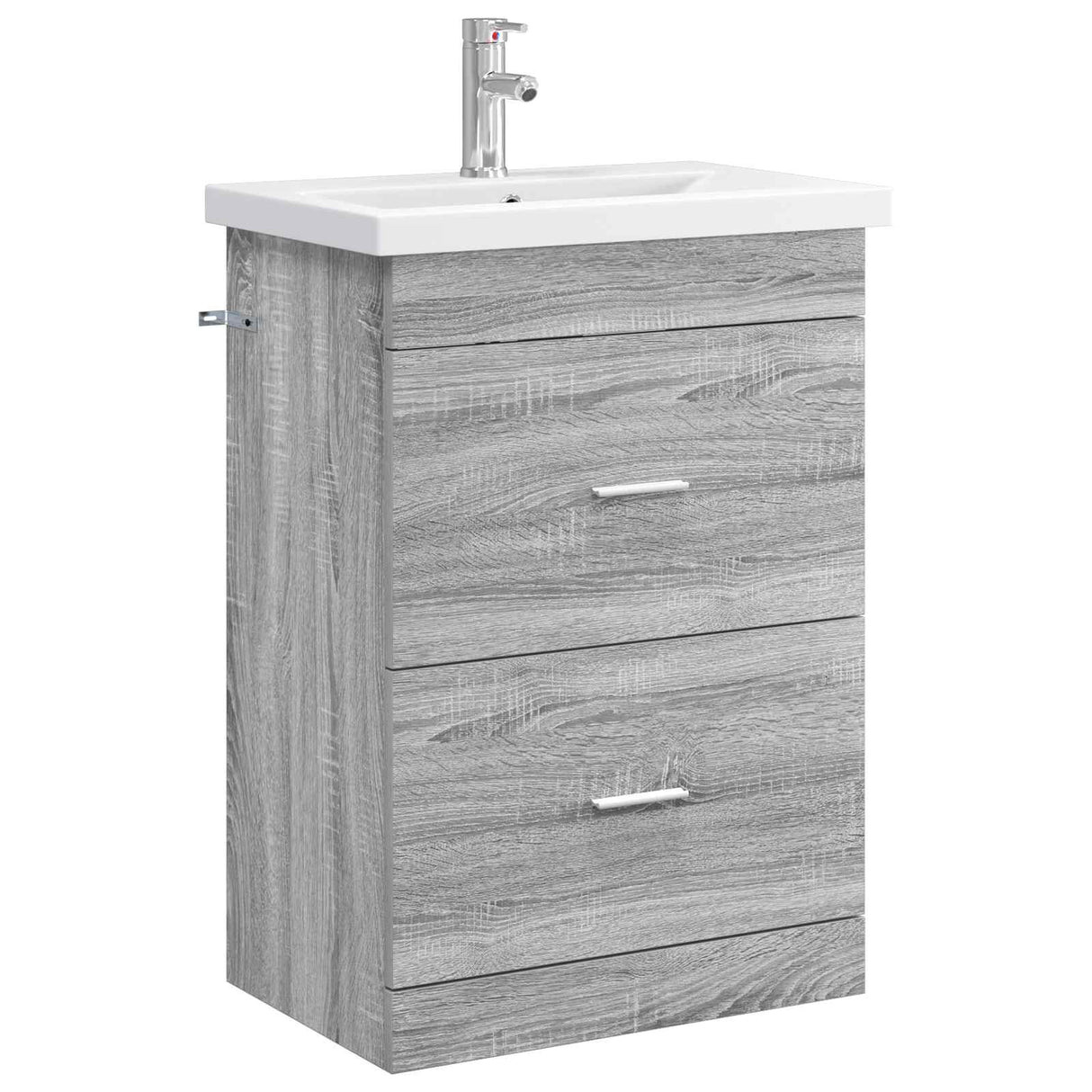 vidaXL Badkamermeubel Set Wit 61 x 40 x 84,5 cm Bewerkt hout