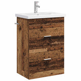 vidaXL Badkamermeubel Set Wit 61 x 40 x 84,5 cm Bewerkt hout