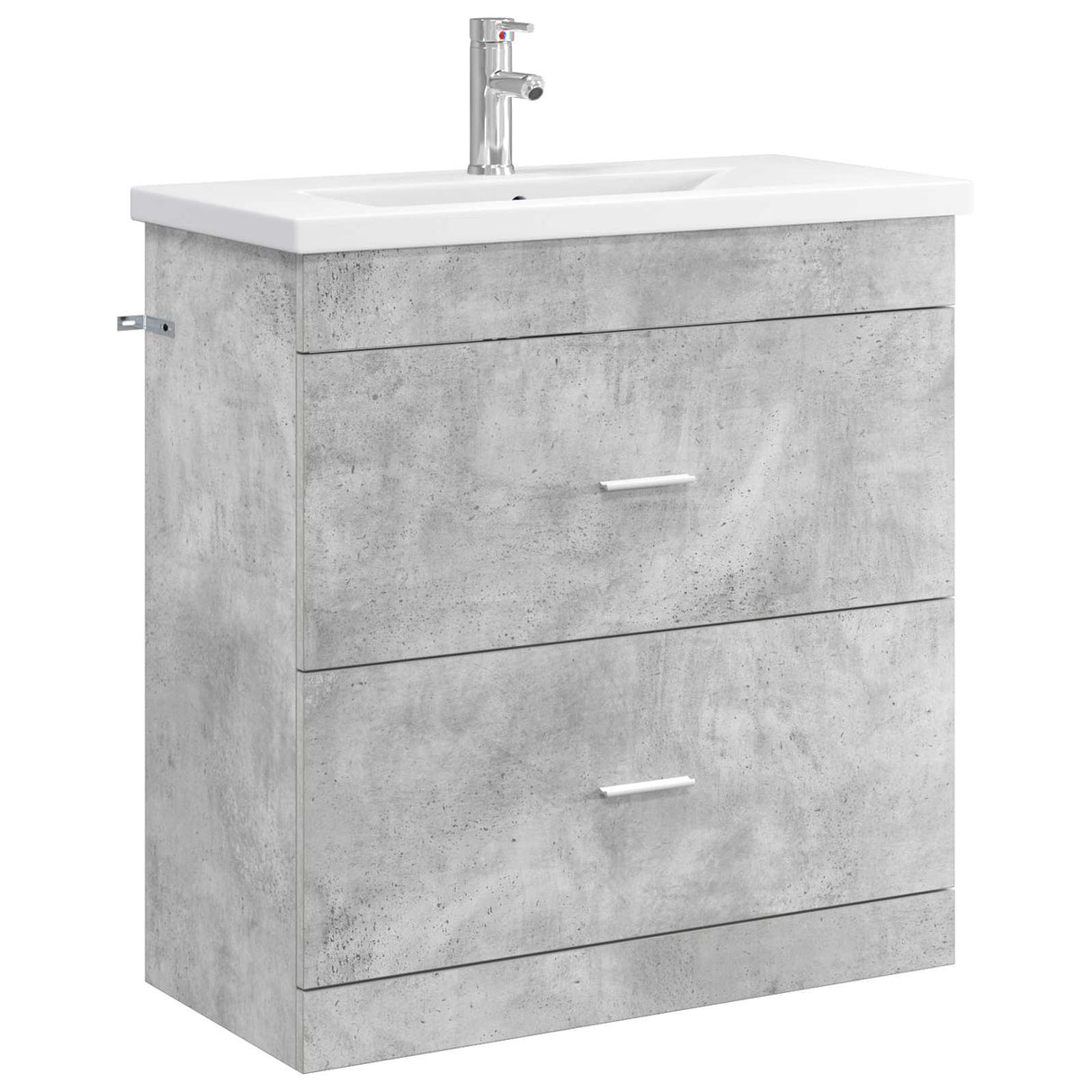 vidaXL Badkamermeubel Set Wit 61 x 40 x 84,5 cm Bewerkt hout