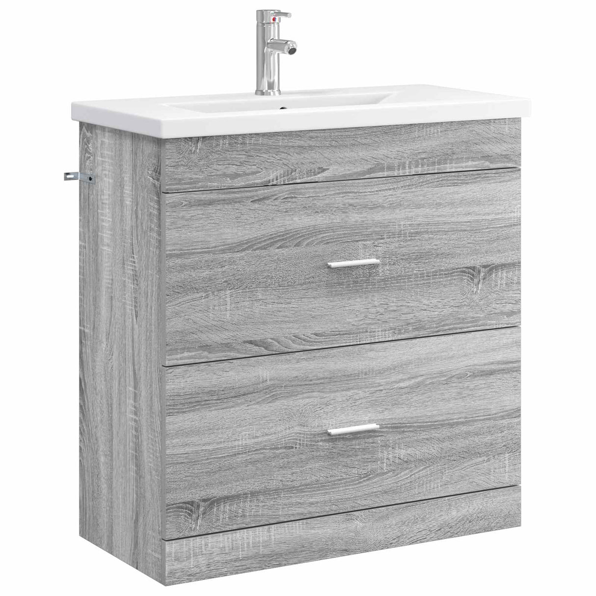 vidaXL Badkamermeubel Set Wit 61 x 40 x 84,5 cm Bewerkt hout