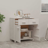 vidaXL Dressoir HAMAR 79x40x80 cm massief grenenhout honingbruin