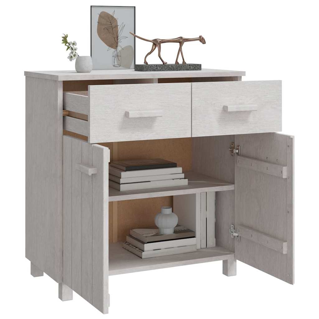 vidaXL Dressoir HAMAR 79x40x80 cm massief grenenhout honingbruin