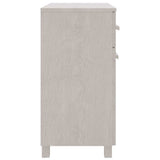vidaXL Dressoir HAMAR 79x40x80 cm massief grenenhout honingbruin