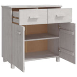 vidaXL Dressoir HAMAR 79x40x80 cm massief grenenhout honingbruin