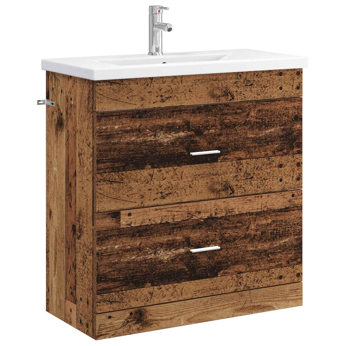 vidaXL Badkamermeubel Set Wit 61 x 40 x 84,5 cm Bewerkt hout