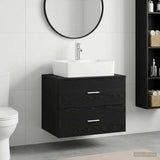 vidaXL Bathroom Furniture Set White Engineered Wood