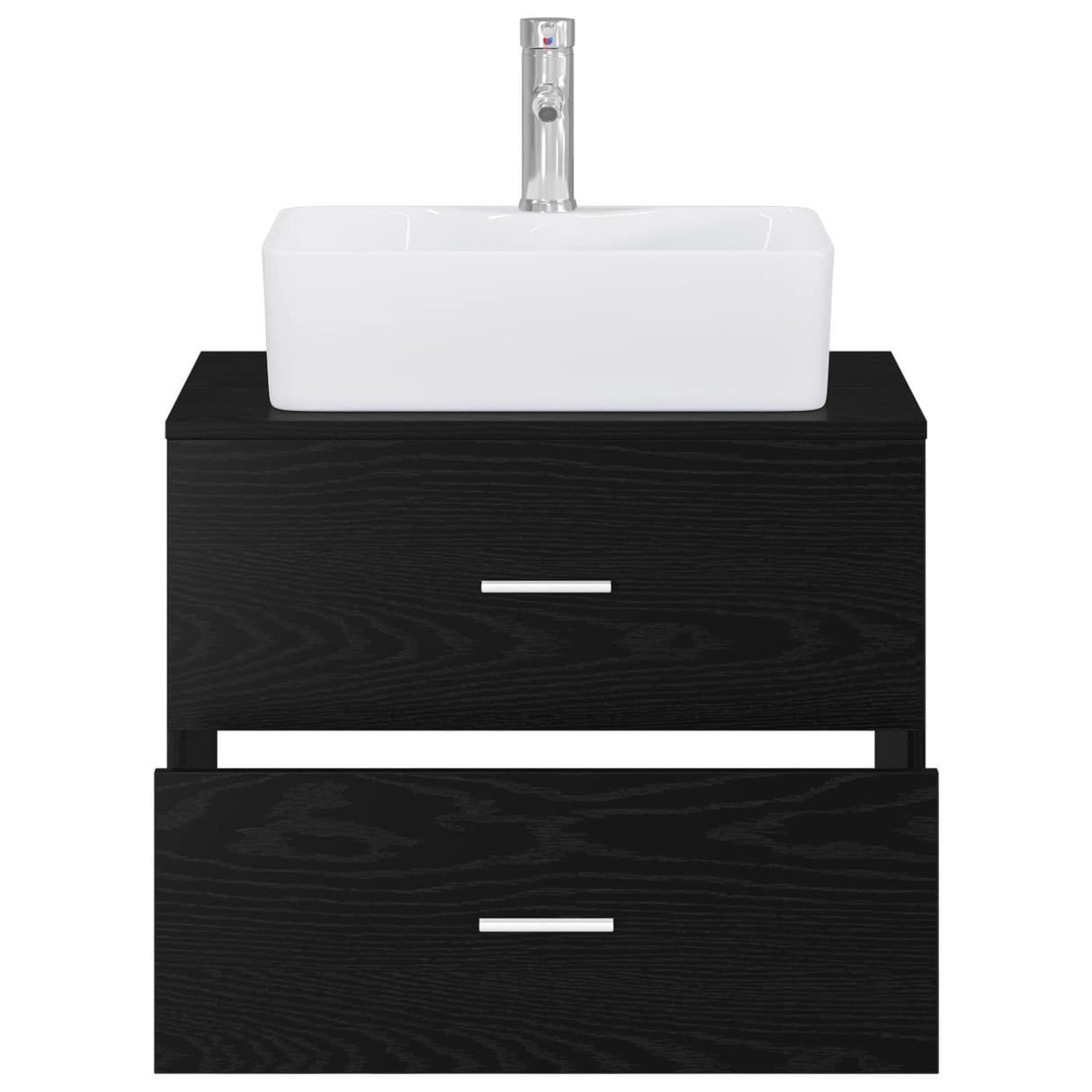 vidaXL Bathroom Furniture Set White Engineered Wood