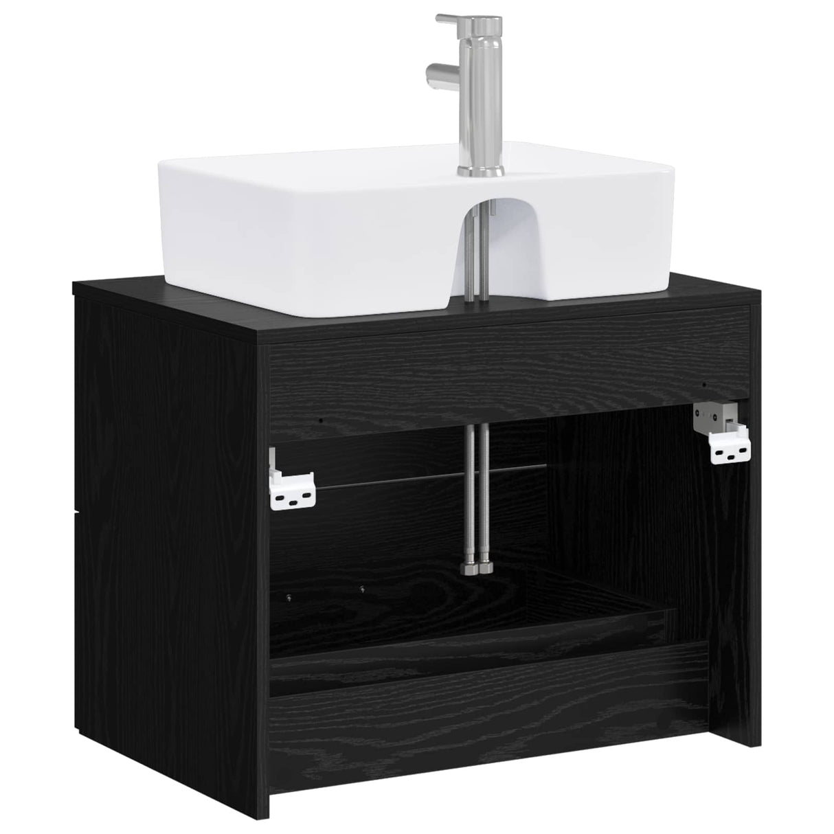 vidaXL Bathroom Furniture Set White Engineered Wood