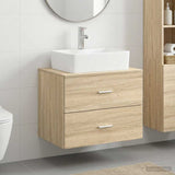 vidaXL Bathroom Furniture Set White Engineered Wood