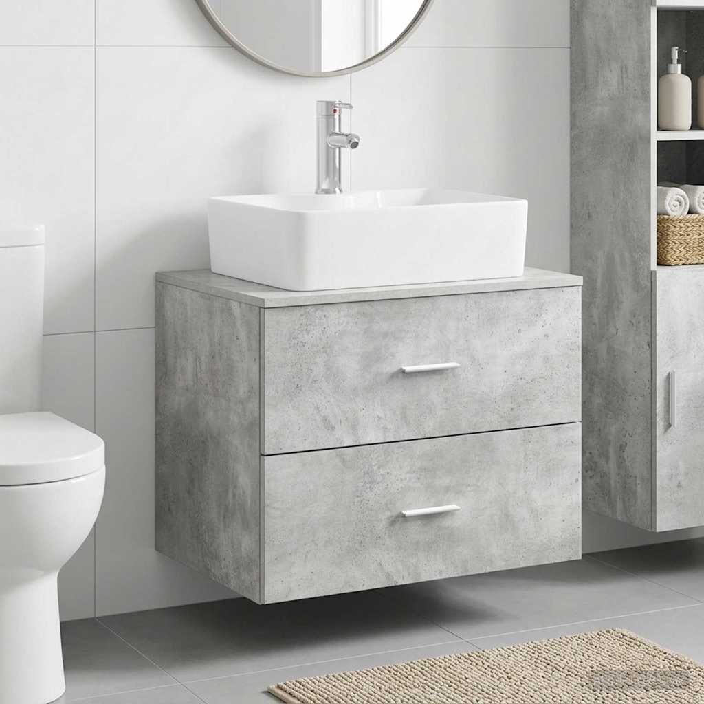vidaXL Bathroom Furniture Set White Engineered Wood