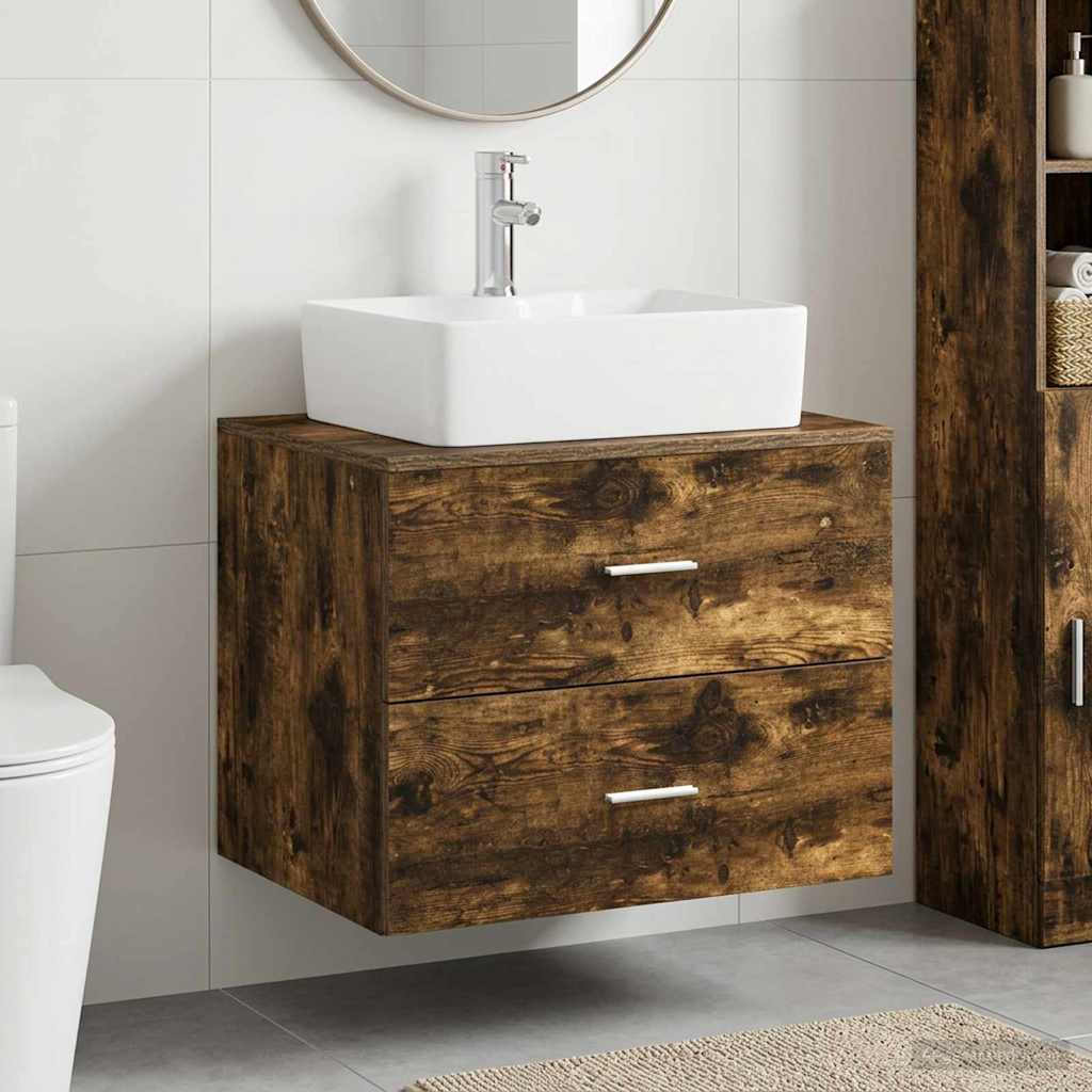 vidaXL Bathroom Furniture Set White Engineered Wood