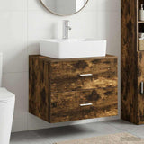 vidaXL Bathroom Furniture Set White Engineered Wood