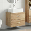 vidaXL Bathroom Furniture Set White Engineered Wood