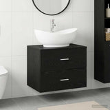 vidaXL Bathroom Furniture Set White Engineered Wood