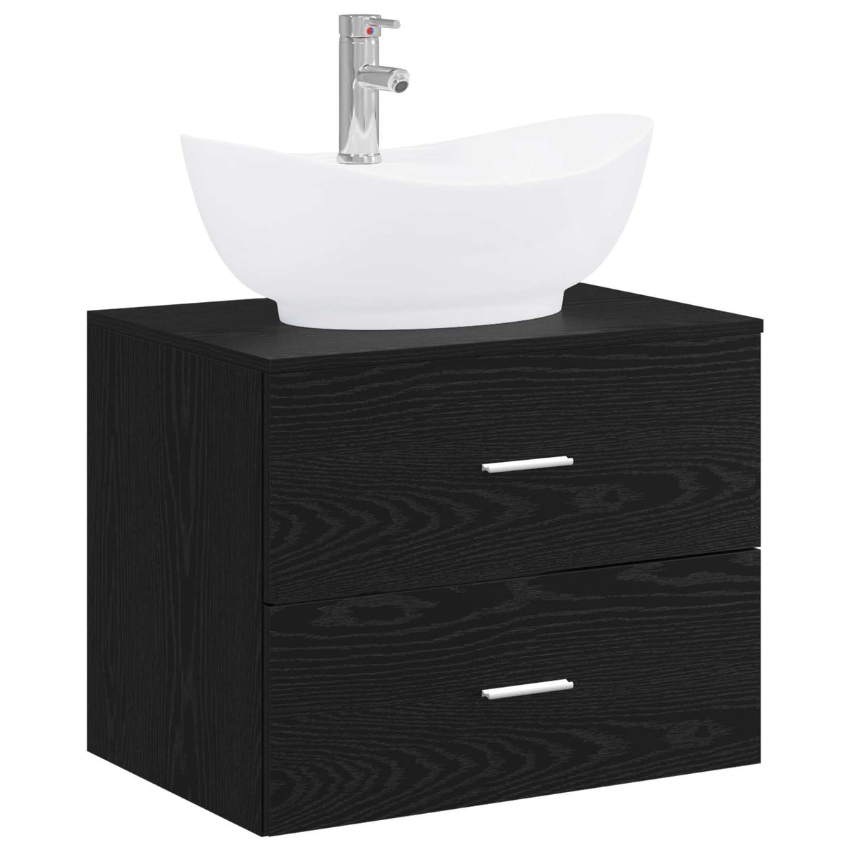vidaXL Bathroom Furniture Set White Engineered Wood