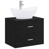 vidaXL Bathroom Furniture Set White Engineered Wood
