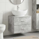 vidaXL Bathroom Furniture Set White Engineered Wood