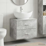 vidaXL Bathroom Furniture Set White Engineered Wood