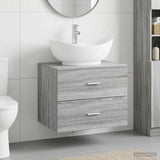 vidaXL Bathroom Furniture Set White Engineered Wood