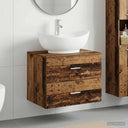 vidaXL Bathroom Furniture Set White Engineered Wood
