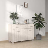 vidaXL Dressoir HAMAR 113x40x80 cm massief grenenhout honingbruin